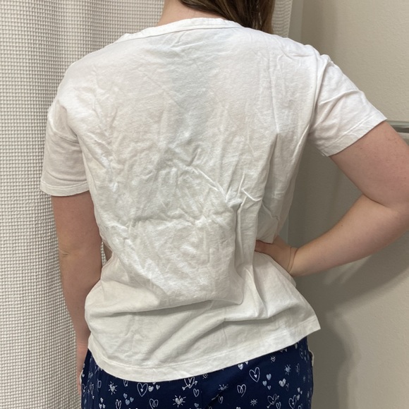 Women’s Old Navy plaid “Fa La …” pajama top and plaid long bottoms. Size M. - Picture 4 of 14